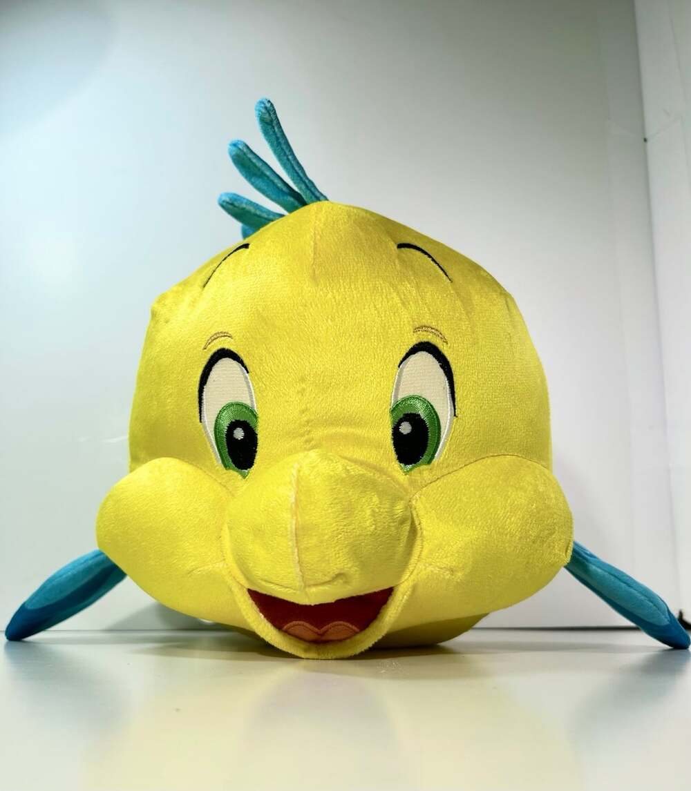 Disney’s Little Mermaid Flounder Pillow Plush Large approximately 13”